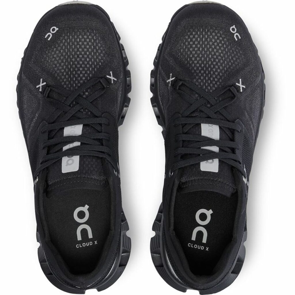 Παπούτσια για Tρέξιμο για Ενήλικες On Running Cloud X 3 Γυναίκα Μαύρο