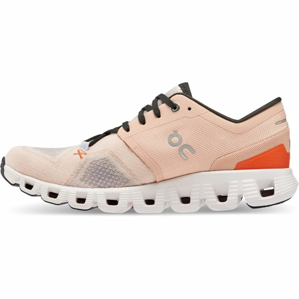 Παπούτσια για Tρέξιμο για Ενήλικες On Running Cloud X 3 Γυναίκα Μπεζ