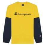 Μπλουζάκι Champion Two Sleeves Κίτρινο