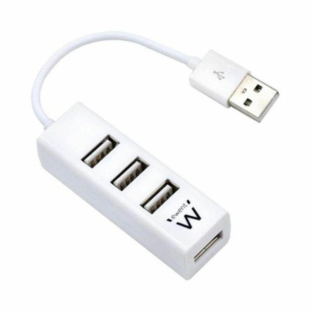 USB Hub Ewent EW1122 Λευκό 3600 W