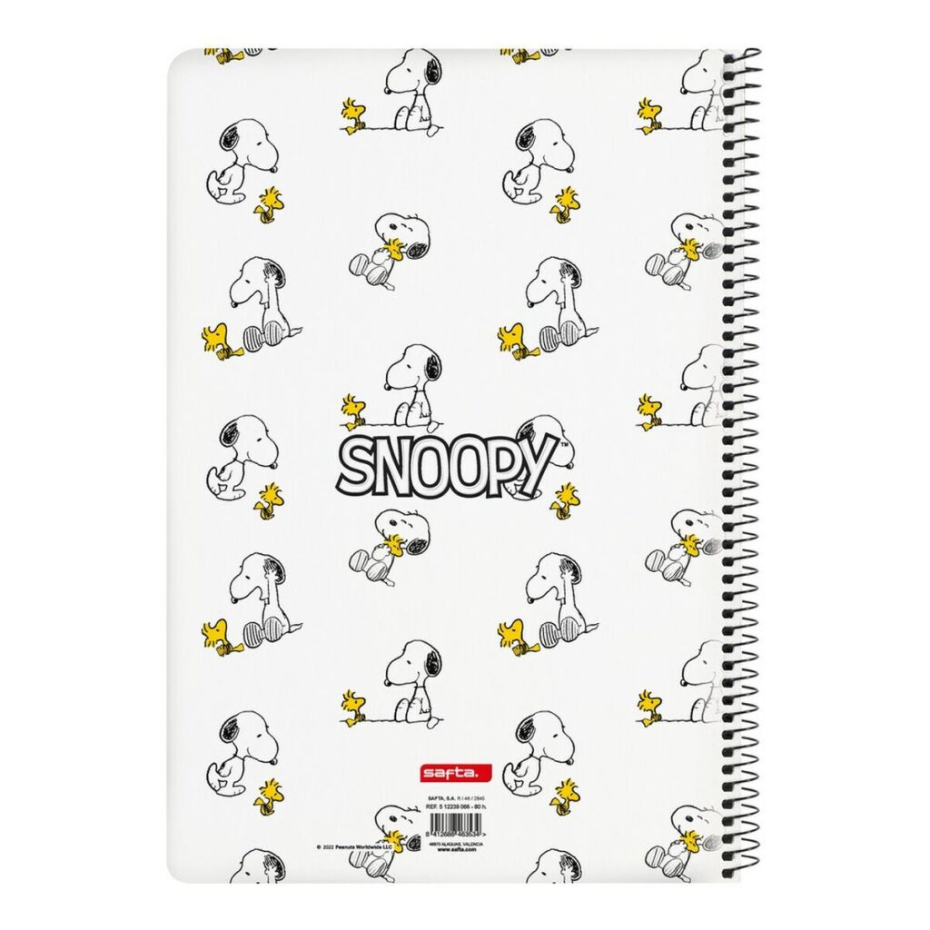 Τετράδιο Σπιράλ Snoopy Friends forever Μέντα A4