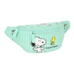 Τσάντα Mέσης Snoopy Friends forever Μέντα (23 x 12 x 9 cm)