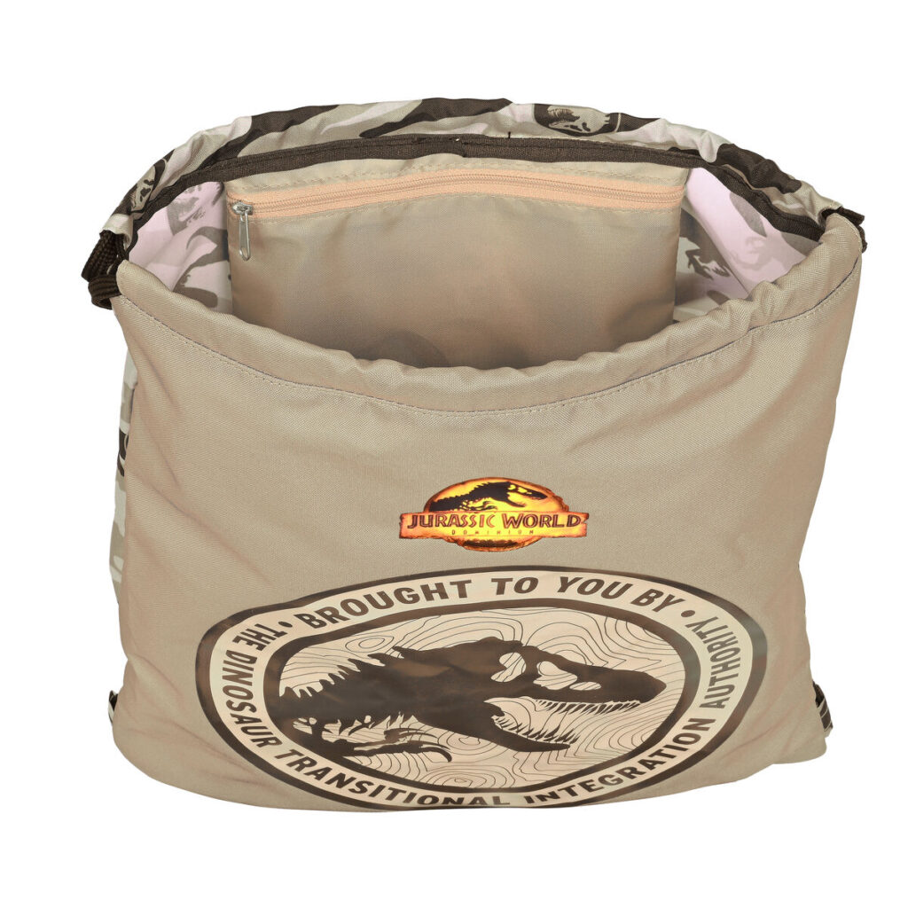 Σχολική Τσάντα με Σχοινιά Jurassic World Dominion Καφέ (35 x 40 x 1 cm)