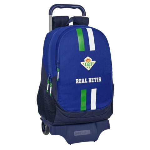 Σχολική Τσάντα με Ρόδες Real Betis Balompié Μπλε 16 L