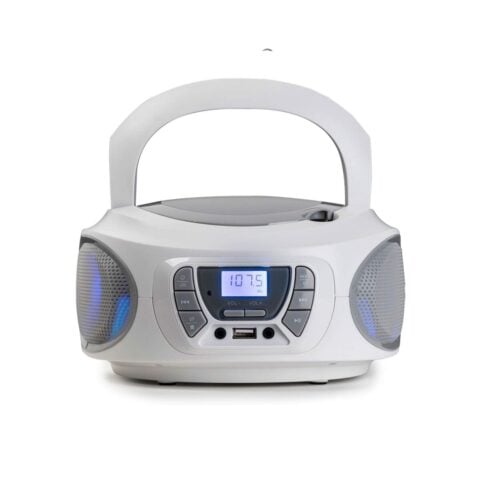 CD Ραδιόφωνο Bluetooth MP3 FONESTAR BOOM-ONE-B Λευκό