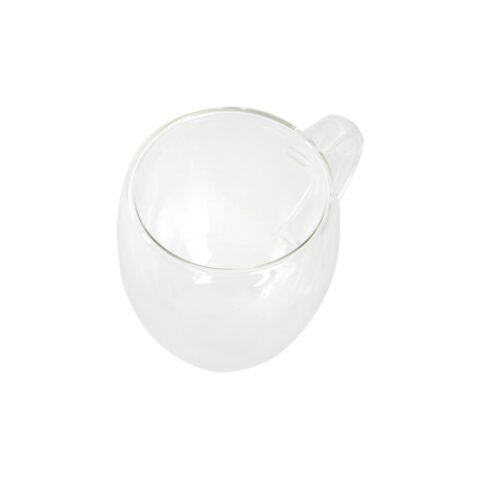 Σετ Κούπες Καφέ DKD Home Decor Κρυστάλλινο Διαφανές 350 ml Βοροπυριτικό γυαλί