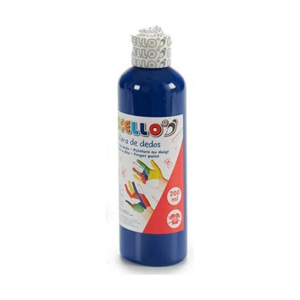 Ζωγραφική με τα Δάχτυλα 200 ml Μπλε