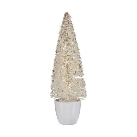 Χριστουγεννιάτικο δέντρο Μεσαίο 10 x 33 x 10 cm Λευκό Πλαστική ύλη