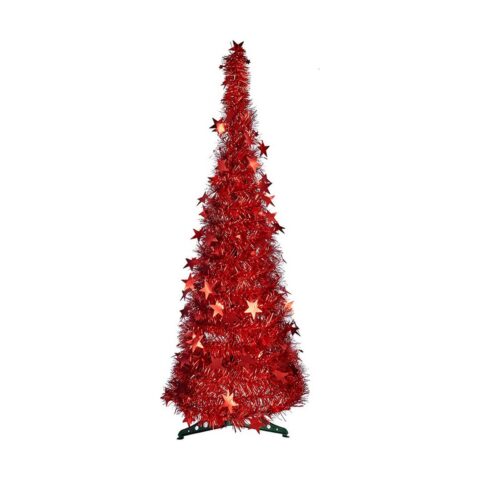 Χριστουγεννιάτικο δέντρο Κόκκινο Φυσαλίδα (38 x 38 x 105 cm)