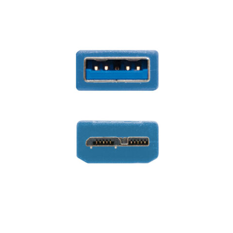 Καλώδιο USB 3.0 A σε Micro USB B NANOCABLE 10.01.1102-BL 2 m