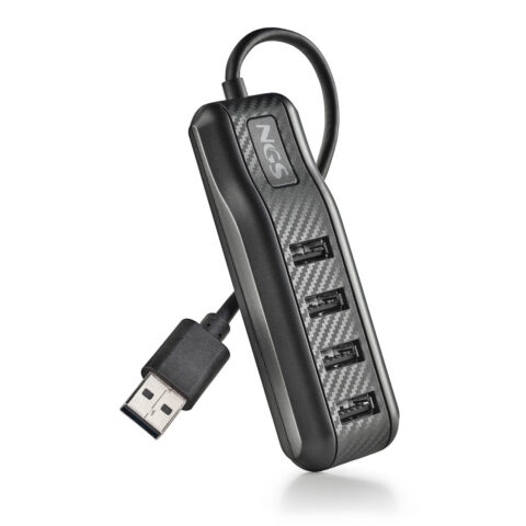 USB Hub NGS PORT 2.0 Μαύρο