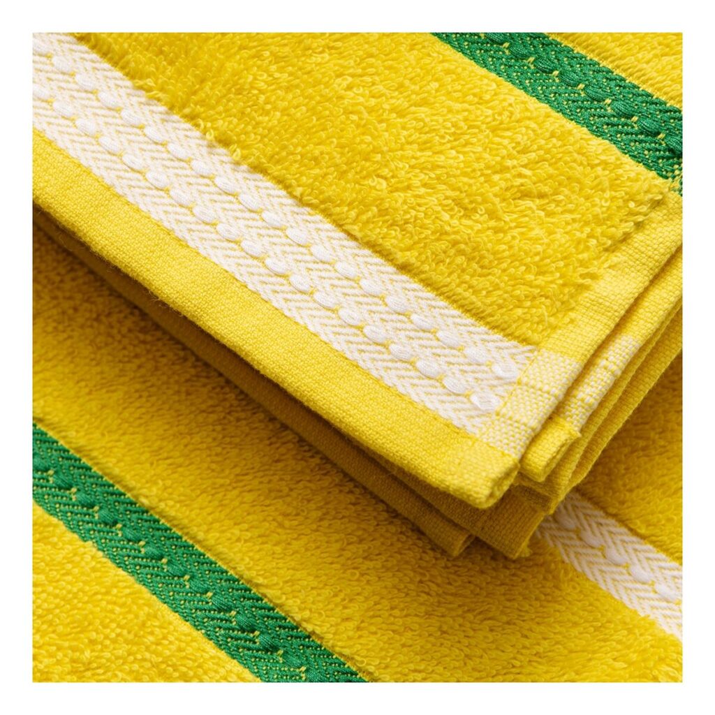 Σετ πετσέτες Benetton Κίτρινο (3 pcs)