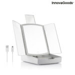 Αναδιπλούμενος Καθρέφτης LED 3 σε 1 με Διοργανωτή για  Μακιγιάζ Panomir InnovaGoods