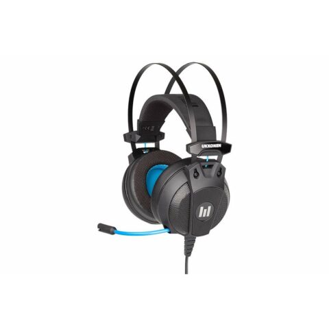 Ακουστικά με Μικρόφωνο για Gaming Indeca Ukkonen Μαύρο/Μπλε