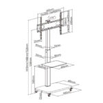 Βάση Τηλεόρασης TM Electron 40 kg
