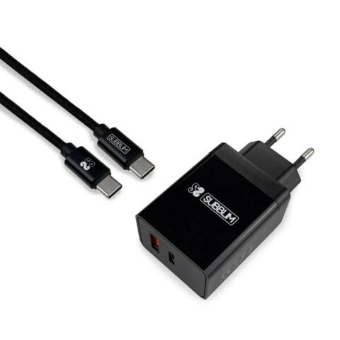 Φορτιστής Τοίχου + Καλώδιο USB A σε USB C Subblim SUB-CHG-3WPD02