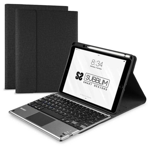 Θήκη Tablet και πληκτρολογιού Subblim SUBKT4BTPI01 Πληκτρολόγιο Qwerty Μαύρο