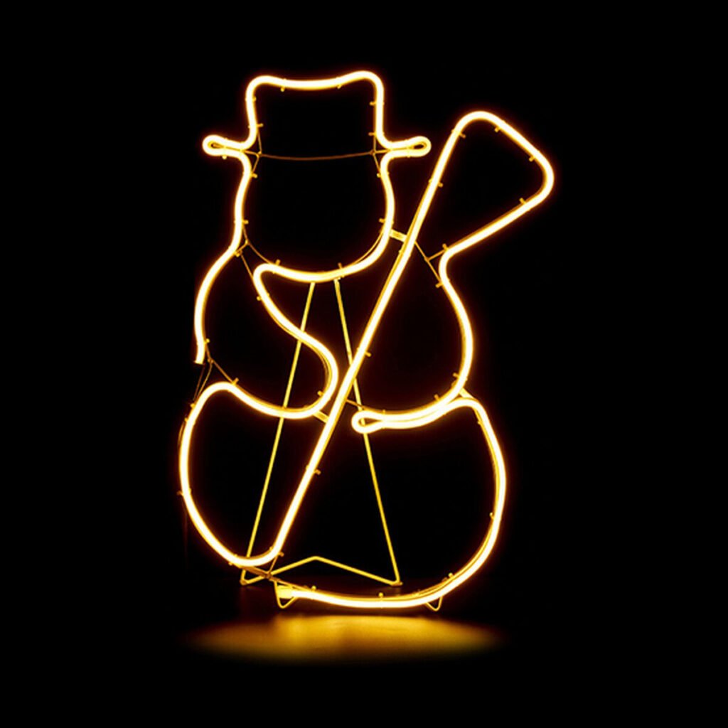 Χριστουγεννιάτικο Στολίδι LED Χιονάνθρωπος 44 x 16