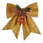 Χριστουγεννιάτικο Στολίδι Γραβάτα 20 x 22 cm Χρυσό Πλαστική ύλη