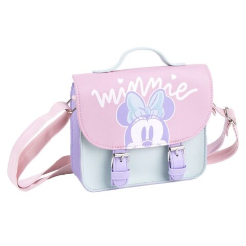 Τσάντα Ώμου Minnie Mouse Ροζ 18.5 x 16.5 x 5.3 cm