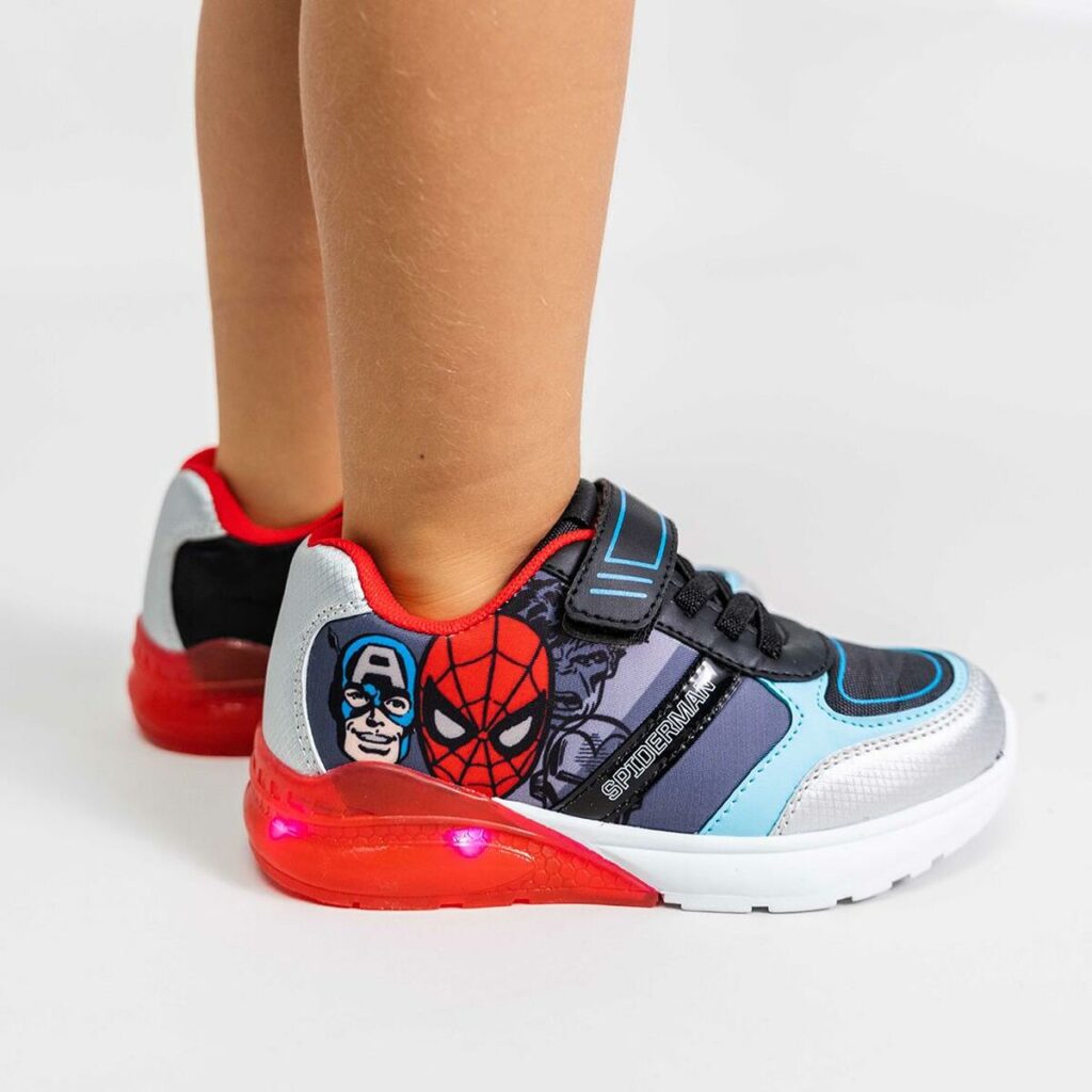 Αθλητικα παπουτσια με LED The Avengers Κόκκινο Μπλε Μαύρο