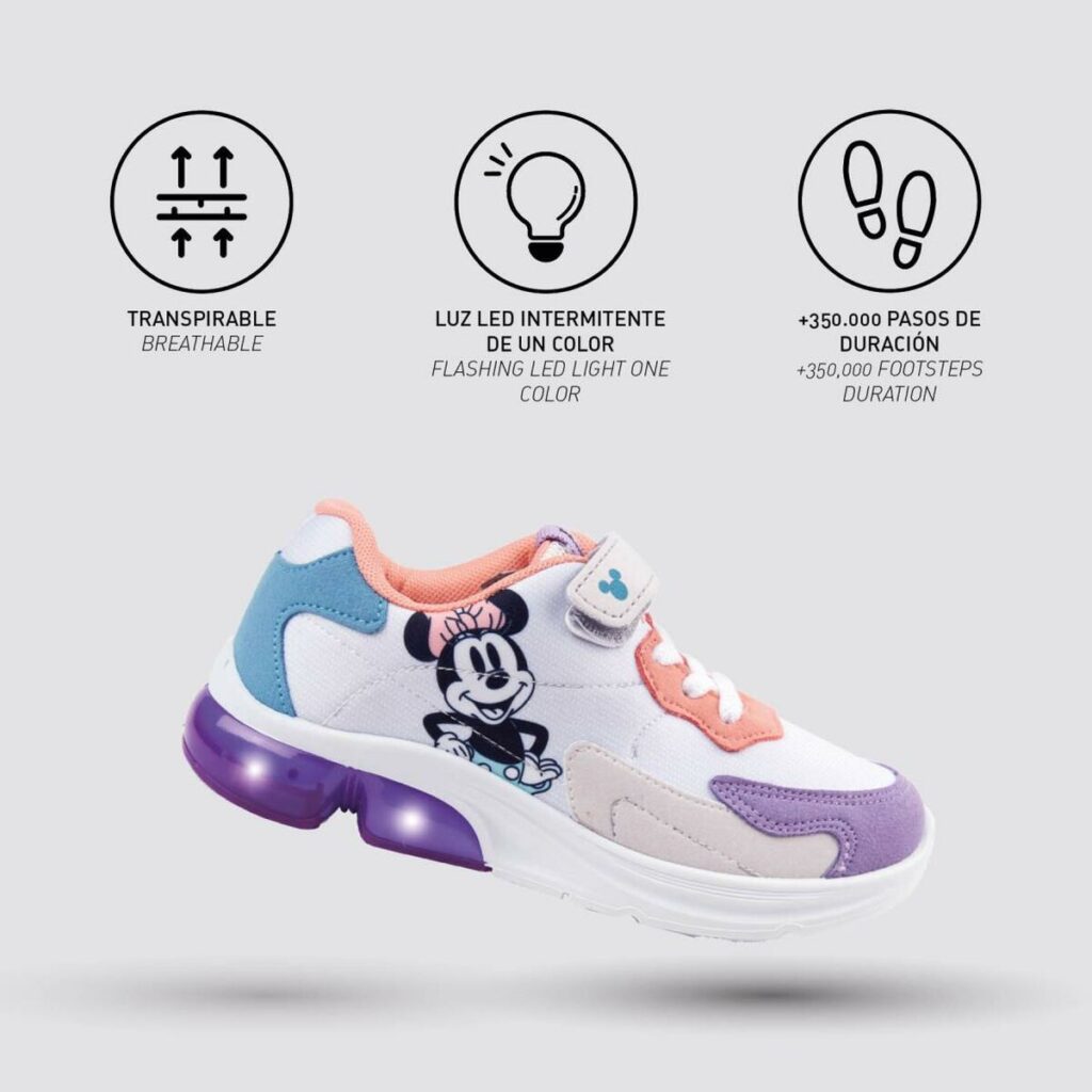 Αθλητικα παπουτσια με LED Minnie Mouse Πολύχρωμο