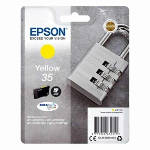 Αυθεντικό Φυσίγγιο μελάνης Epson 35XL Κίτρινο
