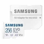 Κάρτα Μνήμης Micro SD με Αντάπτορα Samsung EVO Plus 256 GB