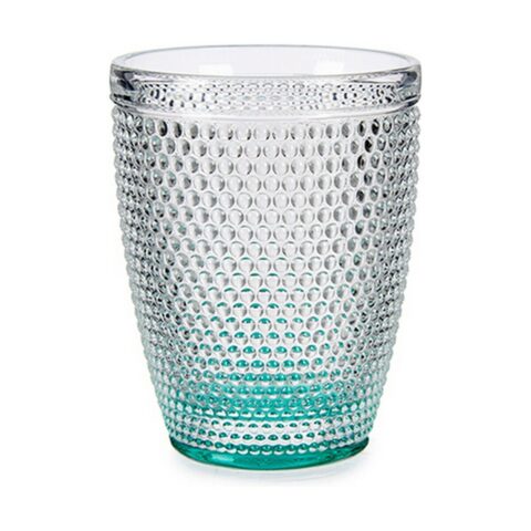 Ποτήρι Πόντοι Τυρκουάζ Γυαλί (300 ml) (x6)