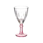 Ποτήρι κρασιού Κρυστάλλινο Ροζ x6 (275 ml)