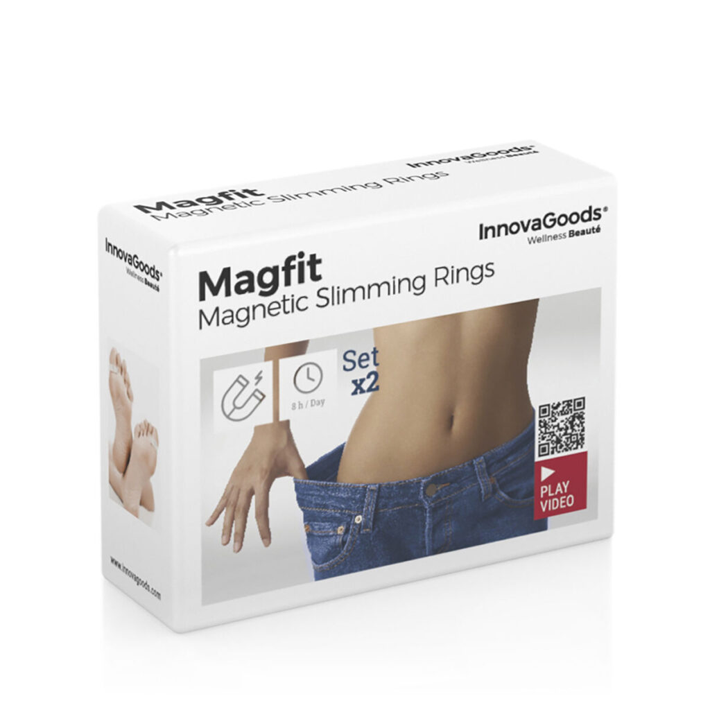 Μαγνητικά Δαχτυλίδια Αδυνατίσματος Magfit InnovaGoods Πακέτο των 2 τεμ