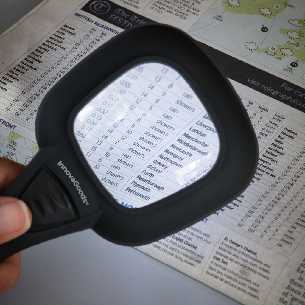 Μεγεθυντικός Φακός με LED και Υπεριώδες Φως Magiolet InnovaGoods
