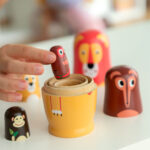 Ξύλινο Matryoshka με Εικόνες από Ζώα Funimals InnovaGoods 11 Τεμάχια