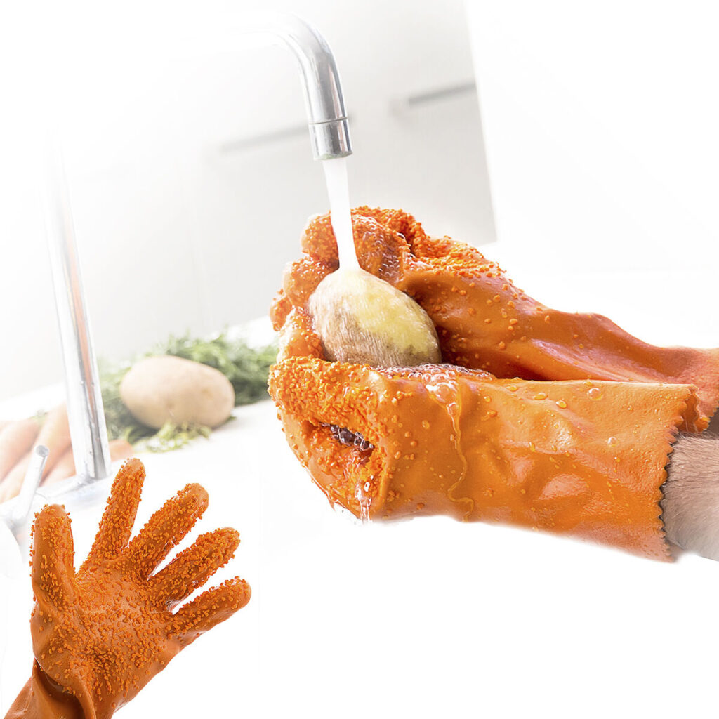 Γάντια για Καθαρισμό Λαχανικών και Φρούτων Glinis InnovaGoods