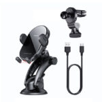 Car holder with induction charger Mcdodo CH-7620 (black)