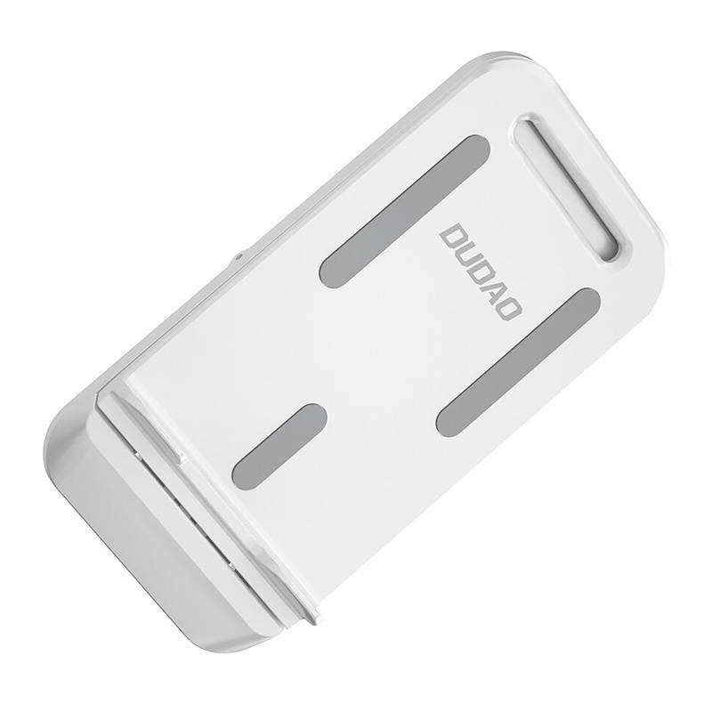 Mini foldable desktop phone holder Dudao F14S (white)