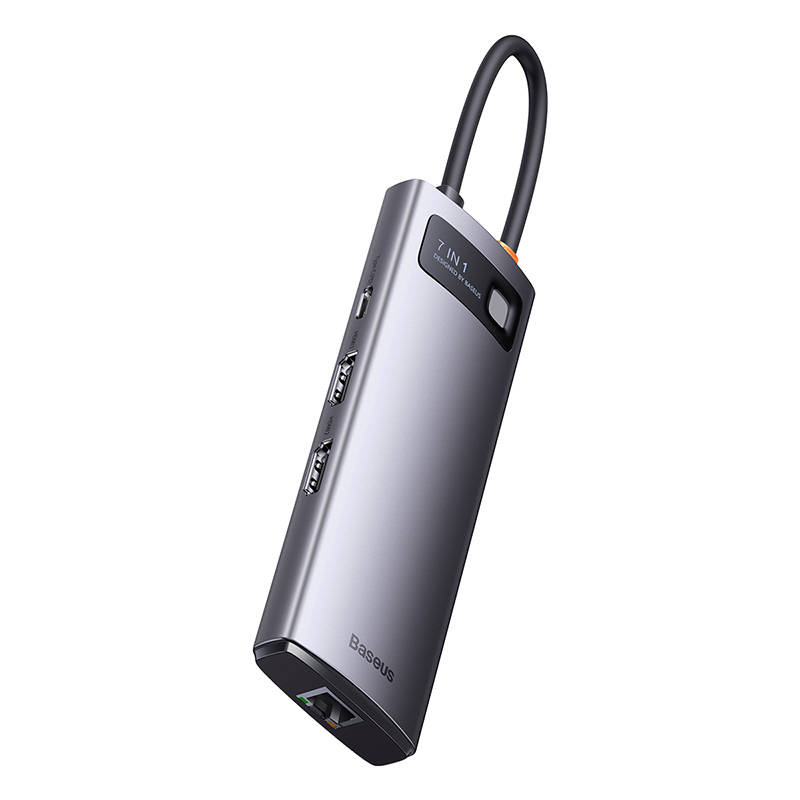 Hub 7in1 Baseus Metal Gleam Series