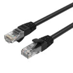 Orico RJ45 Cat.6 Round Ethernet Network Cable 1m (Black)