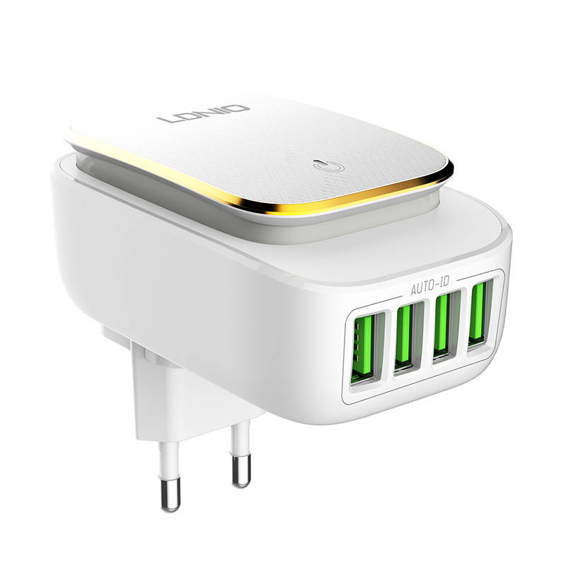Wall charger with night light function LDNIO A4405