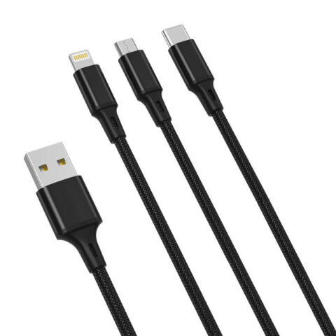 3in1 Cable XO USB-C / Lightning / Micro 2.4A