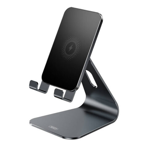 Wireless inductive charger  XO TK20 with stand 15W (black)