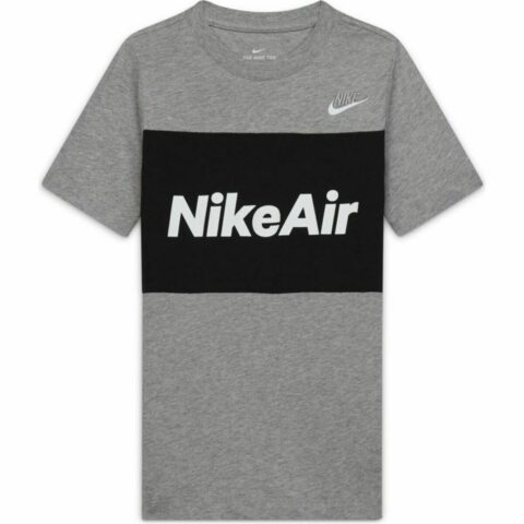 Παιδική Μπλούζα με Κοντό Μανίκι Nike Air Γκρι