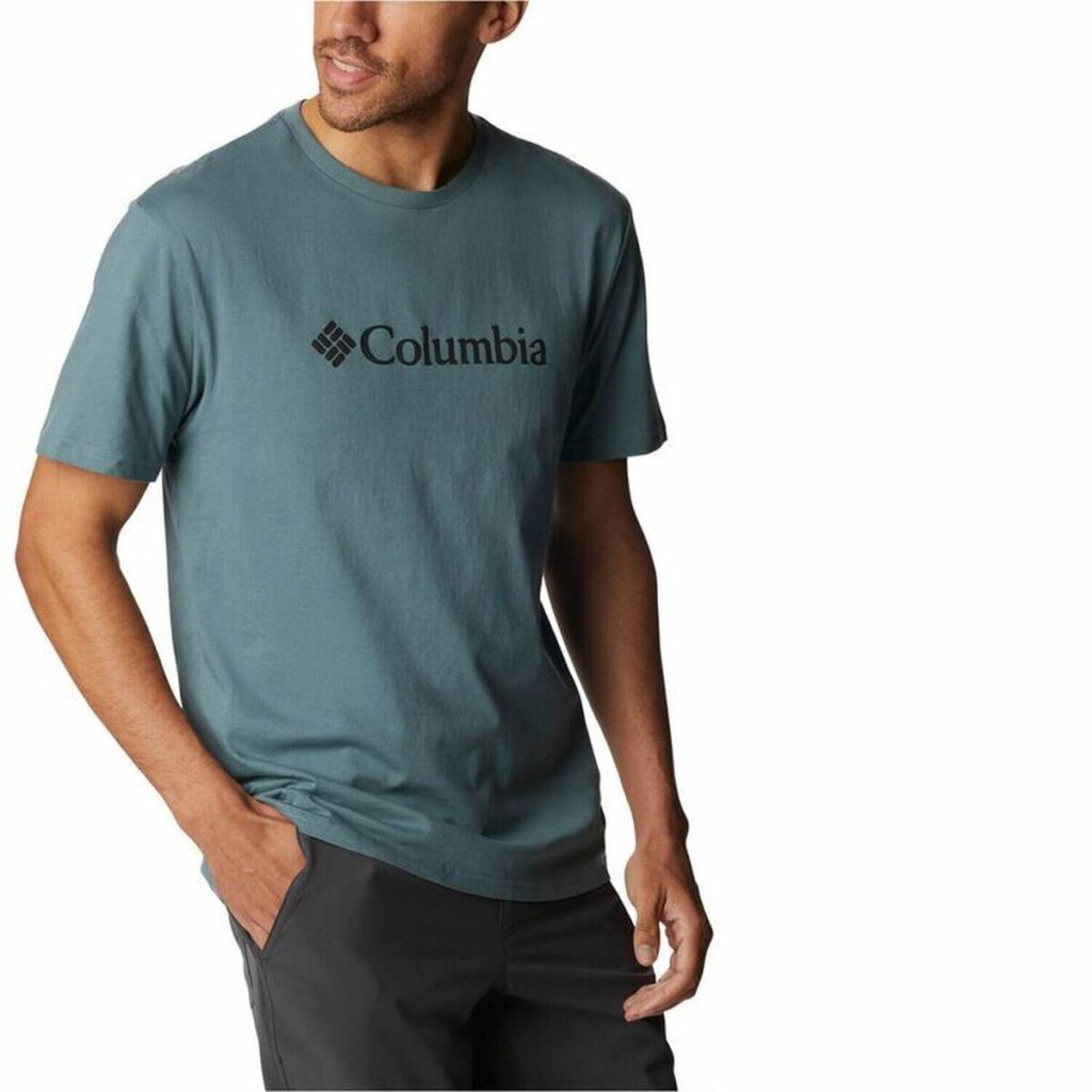 Ανδρική Μπλούζα με Κοντό Μανίκι Columbia CSC Basic Logo Κυανό