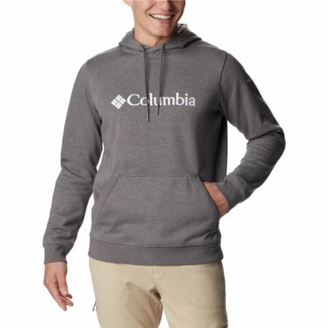 Ανδρικό Φούτερ με Κουκούλα Columbia CSC Basic Logo Σκούρο γκρίζο