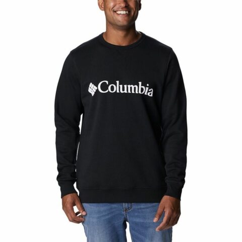 Ανδρικό  Φούτερ χωρίς Κουκούλα Columbia Logo Fleece Crew Μαύρο