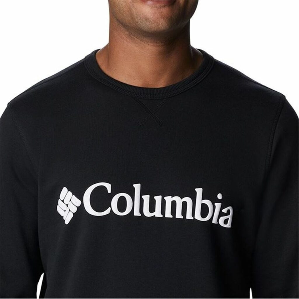 Ανδρικό  Φούτερ χωρίς Κουκούλα Columbia Logo Fleece Crew Μαύρο
