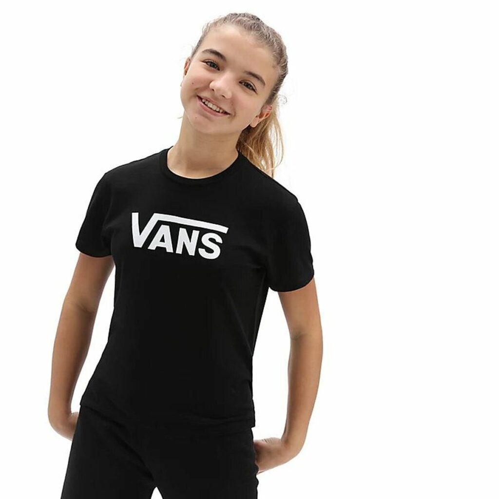 Παιδικό Μπλούζα με Κοντό Μανίκι Vans Flying V Μαύρο