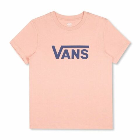 Γυναικεία Μπλούζα με Κοντό Μανίκι Vans Drop V SS Crew-B W Peach Salmon