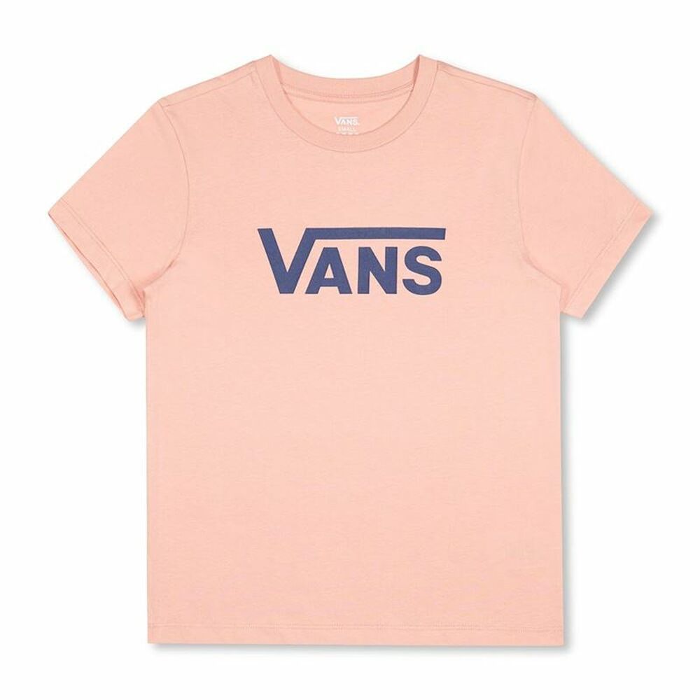 Γυναικεία Μπλούζα με Κοντό Μανίκι Vans Drop V SS Crew-B W Peach Salmon