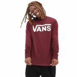 Ανδρικό  Φούτερ χωρίς Κουκούλα Vans Classic Crew-B Σκούρο Κόκκινο